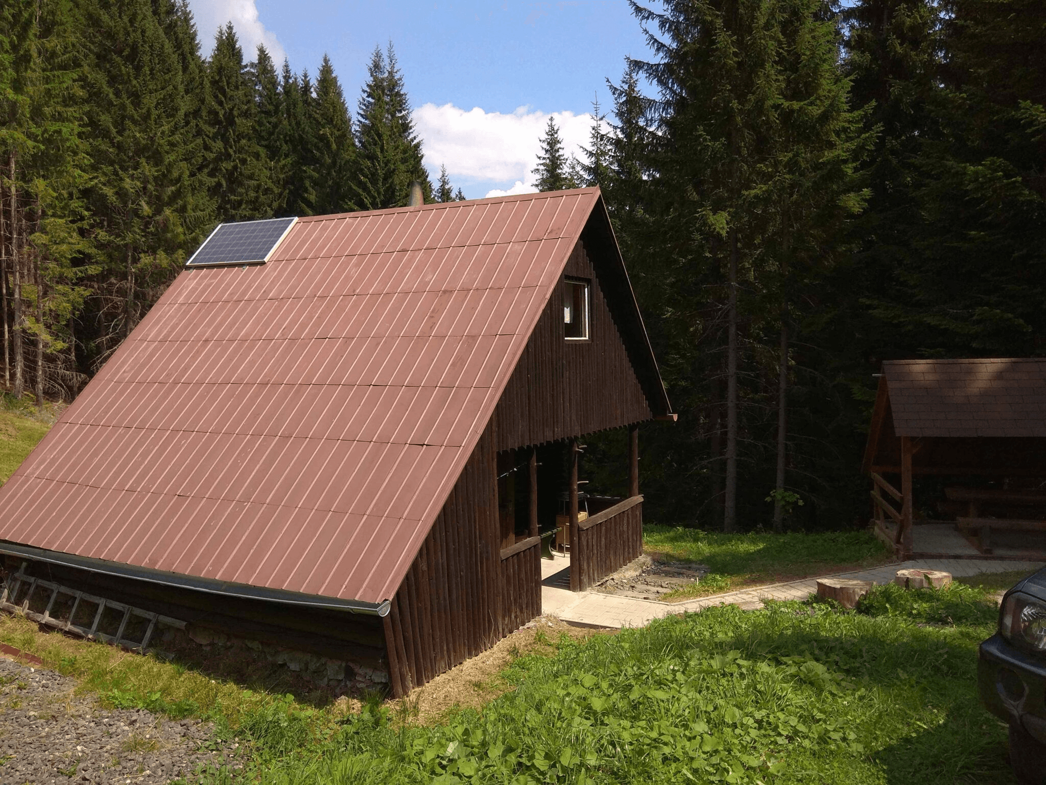 Chata Jaseňovisko – hlavný pohľad